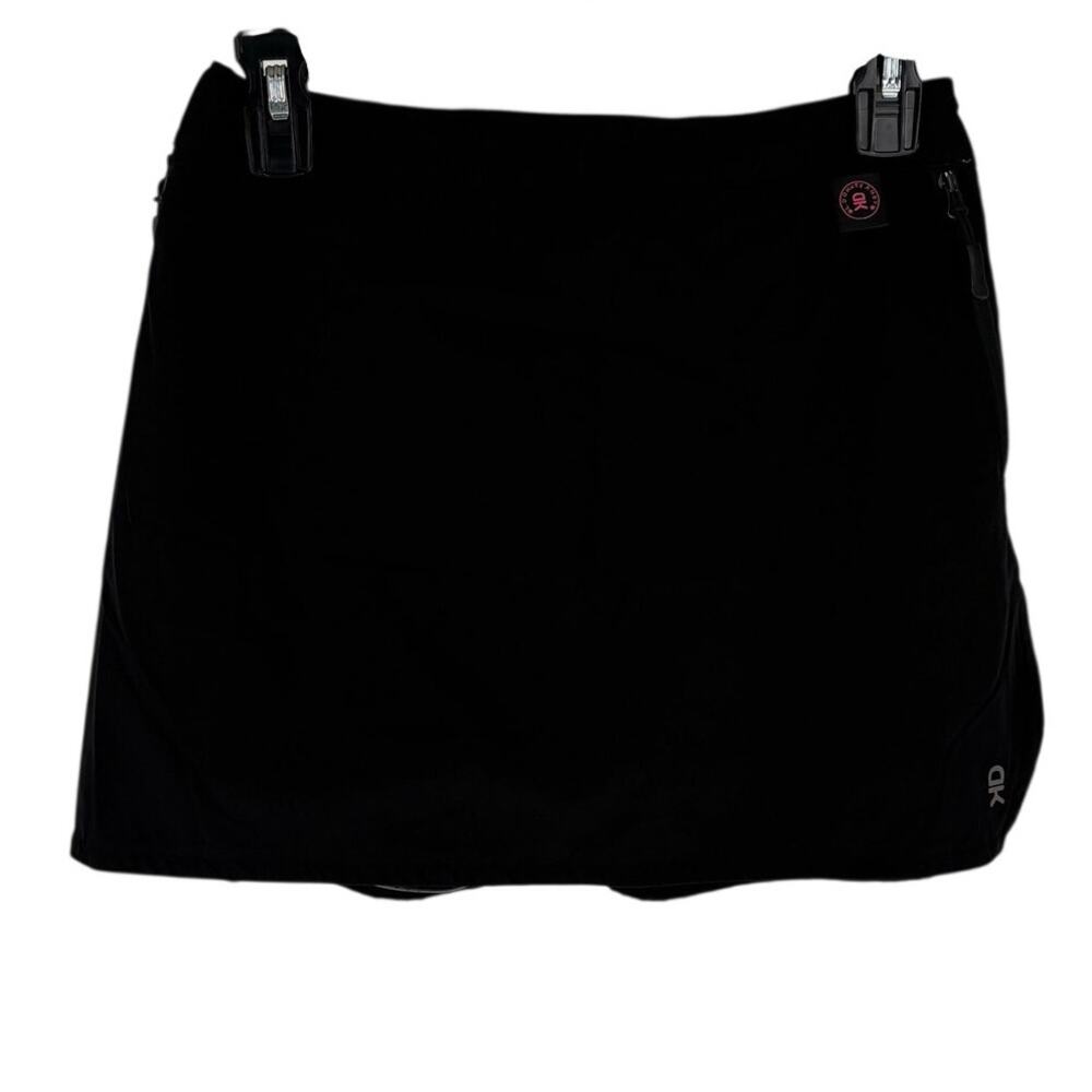 Little Donkey Andy Women’s Black Running Athletic Skort Skirt Size Small